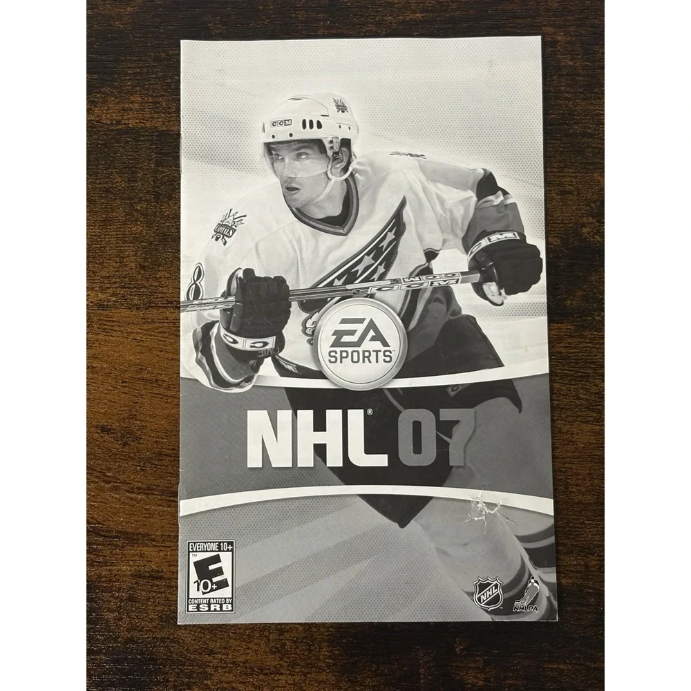 NHL 07 Sony PlayStation 2 2006 PS2 Manual Only